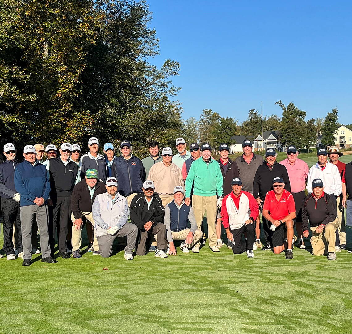 Senior Association golfers